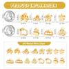 CWJCYTNSN 16PCS Small Hair Clips Metal Hair Claw Clips Gold Mini Hair Clips for Thin Thick Hair, Cute Tiny Claw Clips, Little Flower Hair Clip, Nonslip Bangs Pins Hair Accessories for Women Girls view 4
