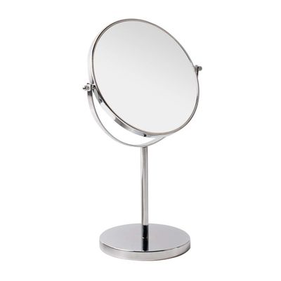 1X / 3X Magnifying Makeup Mirror HD Double Sided Vanity Shaving Mirror 360 deg Rotation For Dressing Table Desk Bathroom Bedroom(Size:20 X 26cm)