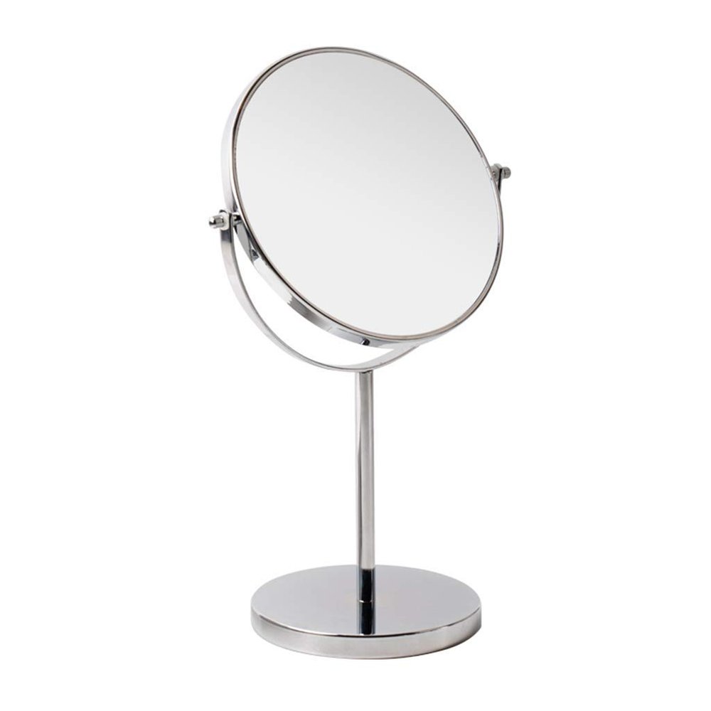 1X / 3X Magnifying Makeup Mirror HD Double Sided Vanity Shaving Mirror 360 deg Rotation For Dressing Table Desk Bathroom Bedroom(Size:20 X 26cm)