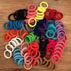 EXTREME SALES, Elastic Hair Rubber Bands for Girls Women | Elastic Cotton Stretch Hair Ties | Elastic Hair Rubber Bands Pony Tail Holder, Pink (PACK - 6, YELLOW) view 2