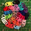 EXTREME SALES, Elastic Hair Rubber Bands for Girls Women | Elastic Cotton Stretch Hair Ties | Elastic Hair Rubber Bands Pony Tail Holder, Pink (PACK - 4, YELLOW) view 2