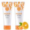 2Pcs Orange Exfoliating Gel Scrub Face Body Skin, Orange Exfoliating Gel, Natural Orange Peeling Gel Face Scrub view 1