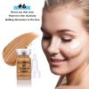 TRESSON BB Facial Glow Serum Starter Kit Hyaluronic Acid Essence Foundation Skin Care Kit 0.27oz 12 Vials, Combined With Niacinamide and Peptides To Skin Tone Anti-Aging Foundation Light Rose view 2