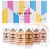 BB Facial Glow Serum Starter Kit Hyaluronic Acid Essence Foundation Skin Care Kit 0.27oz 6 Vials, Combined With Niacinamide and Peptides To Brighten Skin Tone Anti-Aging Foundation 6-Color(Multicolo) view 1