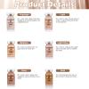 BB Facial Glow Serum Starter Kit Hyaluronic Acid Essence Foundation Skin Care Kit 0.27oz 6 Vials, Combined With Niacinamide and Peptides To Brighten Skin Tone Anti-Aging Foundation 6-Color(Multicolo) view 3