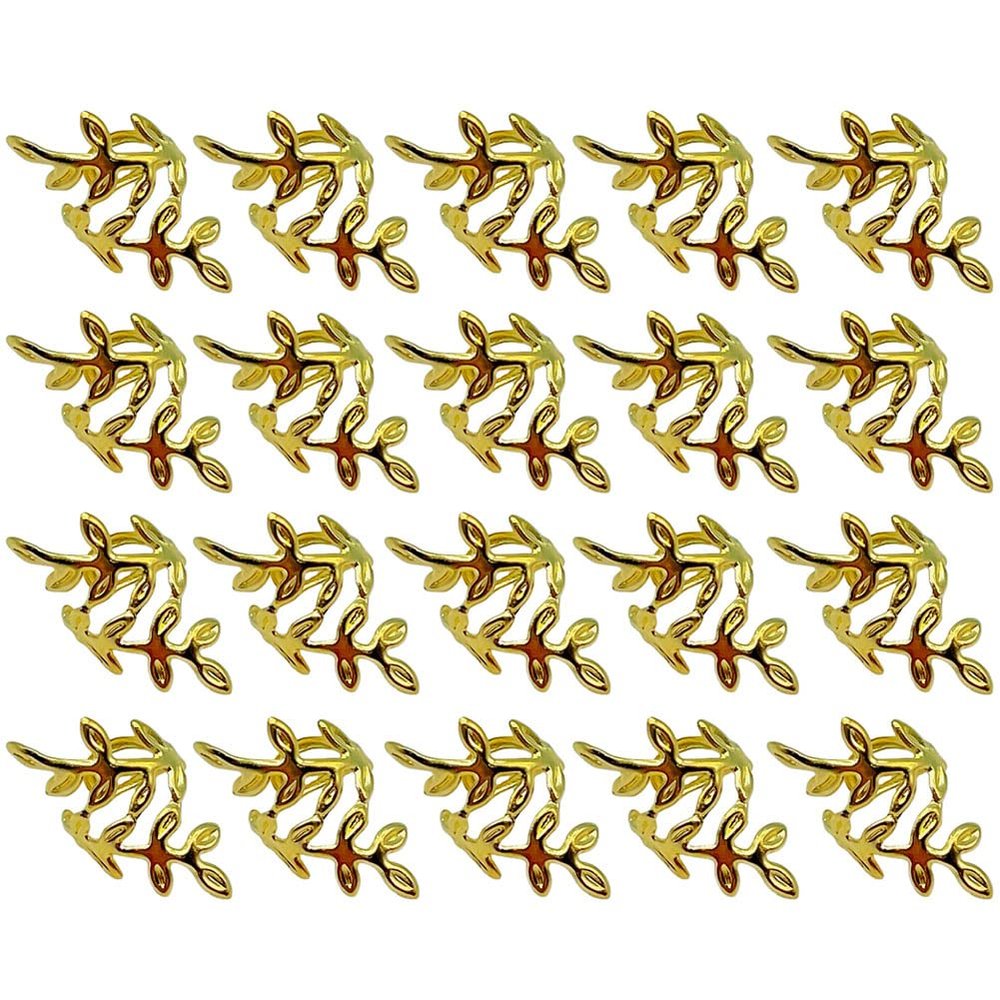 100 Pcs Gold Metal Dreadlock Beads Adjustable Hair Cuffs Hair Braid Jewelry Rings Decorative Hair Accessories for Women and Girls