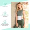 5 in 1 Castor Oil Pack for Liver, Caster Oil Pack Wrap for Waist and Thyroid Neck, Castor Oil Organic, Breast Pads Kit, Reusable Caster Oil Wrap Adjustable Elastic Cotton Flannel & Soft Ties (White) view 3