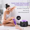BLITZWAX Brazilian and Bikini Waxing Kit With 1lb Lavender Wax Beads, Hard Wax Warmer for Face, Legs and Body, At Home Hair Removal Kit, Beginner Friendly, Digital Fast Heating, 52 Wax Items view 4
