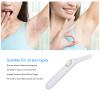 Saluaqui Bikini Trimmer for Women, Dry Use Bikini Shaver, Angled Fit Portable Electric Bikini Trimmer with LED Light for Gentle Grooming view 3