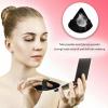 2pcs Black Velour Triangle Powder Puff,Soft Pure Cotton Face Makeup Sponge Powder Puffs,Loose Powder Cosmetic Foundation Mineral Powder Wet Dry Cotton Velour Sponge Makeup Tool view 3