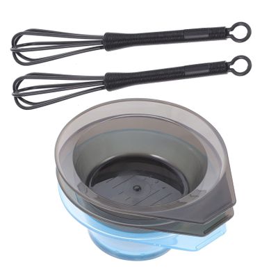 FOMIYES 1set Hair Dyeing Bowl Kit Stirring Hair Coloring Tool for Home and Salon Use Skid Design Accurate Measurement for Mixing and Toner