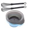 FOMIYES 1set Hair Dyeing Bowl Kit Stirring Hair Coloring Tool for Home and Salon Use Skid Design Accurate Measurement for Mixing and Toner view 1