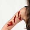 Halloween Face Temporary Tattoo For Women Girls Boys,10 Sheets Waterproof 3D Fake Scars Tattoo Temporary Halloween Makeup Kit for Party Cosplay Costume (02) view 2