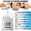 STACY LASH Eyelash Extension Shampoo 1US Gal & 100 Pairs Set Under Eye Gel Pads/Eyelid Foaming Cleanser/Safe Makeup & Mascara Remover/Lint Free Patches/Professional Supplies and Beauty Tools view 2