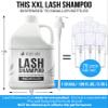 STACY LASH Eyelash Extension Shampoo 1US Gal & 100 Pairs Set Under Eye Gel Pads/Eyelid Foaming Cleanser/Safe Makeup & Mascara Remover/Lint Free Patches/Professional Supplies and Beauty Tools view 3