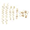 FOMIYES 16pcs Decorative Hair Extension Rings Zinc Alloy Dreadlocks Ring for Braiding Durable and Reusable Accessories for Dreadlocks and Diy Hairstyles for Parties and Daily Use view 1