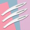 LONDONTOWN Cuticle Pusher Tool with Rubber Finish Tip Bevel Edge Professional Grade Plastic Precision Fingertip Nail Scrapper Manicure Stick Tool view 4
