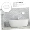 FOMIYES Suction Cup Makeup Mirror Magnification Wall Mounted Cosmetic Mirror for Bathroom Elegant Design for Travel Home Use Present for Friends Family view 2