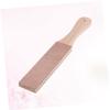 EXCEART 4pcs Wooden Double Sided Knife Sharpener Leather Strop Razor and Carving Tools Sharpener Knife Sharpening Kit view 4