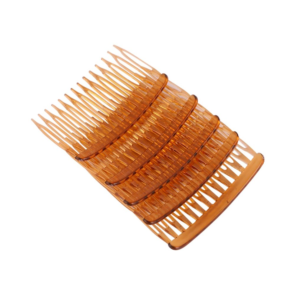 FOMIYES 15pcs Plastic Hair Clip Combs Durable Side Combs Hair Accessories for Women for Weddings Parties and Random Colors