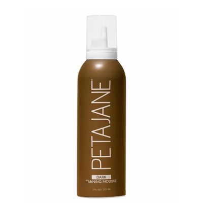 Dark Tanning Mousse 7oz - Made in the USA - Streak-Free, Lightweight, Non-Sticky, Fast-Absorbing, Vegan, Sunless Tanner for All Skin Types