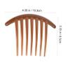 FOMIYES 10Pcs Acrylic Hair Combs for Women Side Combs in Black Brown Elegant Styling Tools for Everyday Use Portable Hair Accessories for All Hair Types view 2