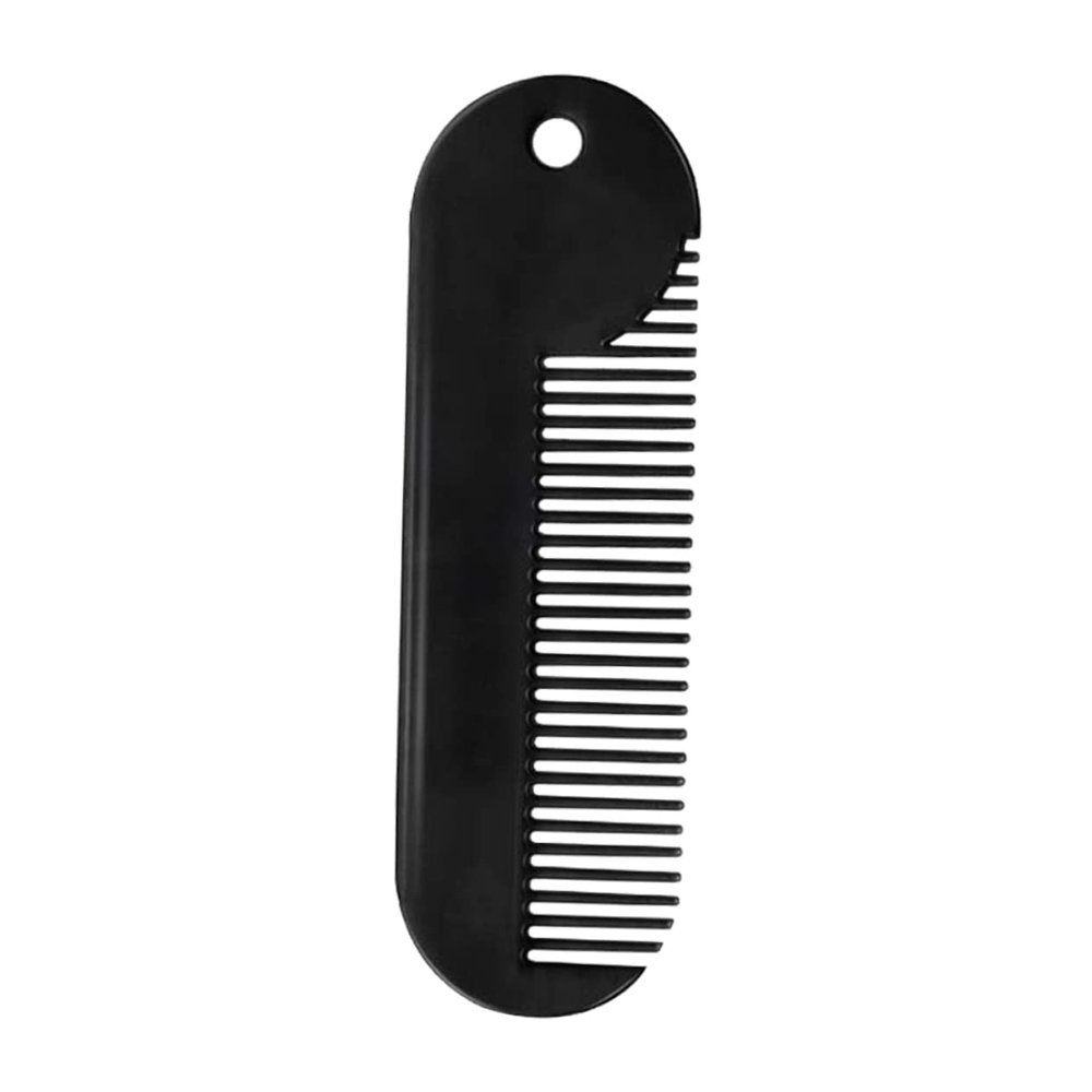 FOMIYES Mini Portable Styling Comb for Men Zinc Alloy Beard and Hair Styling Tool