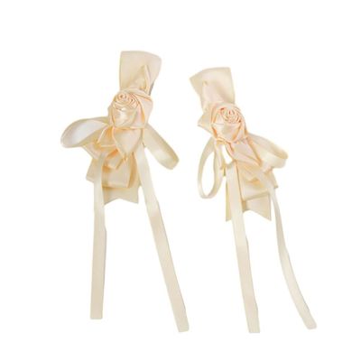 Ribbon Bowknot Hair Bows Clips Rose Barrettes Accessories for Women Girls
