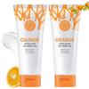 Orange Exfoliating Gel Scrub Face Body Skin,Natural Orange Peeling Gel Face Scrub,Deep Cleansing Moisturizing Facial Exfoliator 50g (2PCS) view 1