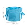 Beatifufu Travel Foot Bath Bucket Foldable Soaking Tub for Outdoor Home Use Lightweight Portable Double Handle Design for Hiking and Relaxation view 2