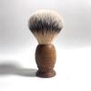 Wooden Shaving Brush for Men by VIKINGS BLADE, Super Strong Knot Backbone, Minimal Shedding, Fast Lather, Extremely Smooth & Plush on Skin (Rustic Walnut) view 3