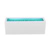 Makeup Case, Cosmetic Organizer Makeup Storage Container s for Cosmetics Makeup Brushes Toiletry Jewelry(white + blue) view 1