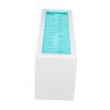 Makeup Case, Cosmetic Organizer Makeup Storage Container s for Cosmetics Makeup Brushes Toiletry Jewelry(white + blue) view 3