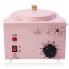 Portable Pink Wax Warmer with Adjustable Temperature and Wax Sticks for Painless Hair Removal for Women and Men view 1