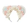 LittleLuluda Lolita Bear Ear Headband Detachable Hairpin Kawaii Bowknot Hair Prop Accessories view 1