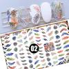 2 Sheets Jungle Lovers Tropical, Nail Art Stickers, Colorful Tropical Leaf Flowers, Palm Leaf, Bird of Paradise, Nail Decals Self Adhesive, Each Sticker Measures Approximately 3.5 x 5inch. view 3