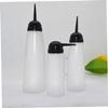 HONMEET 5pcs Hair Dye Squeeze Bottles Lotion Dispenser Bottles Writing Hairdresser Coloring Hair Dye Shampoo Lotion Dry Cleaning With Scale re-usable view 2