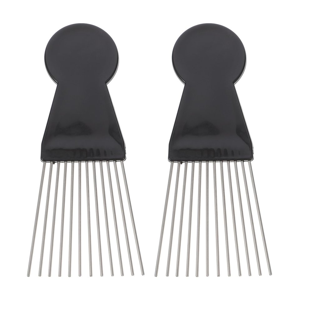 2pcs african comb curly hair comb durags hair picks for curly afro pick afro dressing men abs wig straight