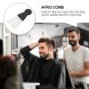 2pcs african comb curly hair comb durags hair picks for curly afro pick afro dressing men abs wig straight view 2