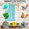 African Exfoliating Net, African Net Sponge, Nylon African Bathing Sponge Net, African Net Long Net Bath Sponge Shower Body Scrubber Back Scrubber Skin Smoother ((Black,White,Blue,Emerald Green)) view 2