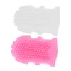 2pcs Silicone Massage Brush Scalp Massager Brush Hair Scrubber Silicone Body Shower Scrubber for Body Womens Glove Bath view 1
