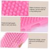 2pcs Silicone Massage Brush Scalp Massager Brush Hair Scrubber Silicone Body Shower Scrubber for Body Womens Glove Bath view 3