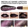 Oulac Halloween Black Lipstick for Women, Black with Raspberry Shimmer, High-Impact Lipcolor with Moisturizing Creamy Formula, Vegan & Cruelty-Free, Midnight Mirage (21) view 3