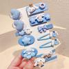 12 Pieces Kawaii Hair Clips for Girls Cartoon Girl Hair Accessories,Cute Things for Teen Girl Gifts (Blue Dog) view 1
