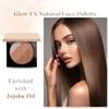 GA-DE Glow FX Natural Face Palette - Blush for Cheeks, Bronzer Powder, and Highlighter Makeup - Enriched with Jojoba Oil - 135 Cool and Cozy - 0.42 oz view 2