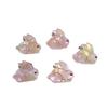 Pink Bunny Hair Clip,Cellulose Acetate Hair Clips,Small Claw Clips for Women,Hair Accessories,Pack of 5 view 1