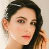 CALLARON Silver Metal Hair Comb Teeth for Bridal Wedding Veils Versatile Hair Clip Accessory for Women view 2