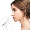 CALLARON Silver Metal Hair Comb Teeth for Bridal Wedding Veils Versatile Hair Clip Accessory for Women view 3