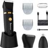 Scttomon Electric Groin Hair Trim Ball Trimmer for Men Body Shaver Below-The-Waist Groomer Nose Hair Trimmer Waterproof Cordless 3 in 1 view 1