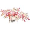 Kichvoe Floral Hair Comb for Bride Elegant Wedding Hair Accessories Pearls Durable Design for Bridal Prom and Special Occasions for Compliments and Charm view 1